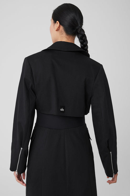 alo Women's Formation Trench Coat - Black
