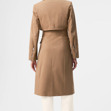 alo Women's Formation Trench Coat - Toasted Almond