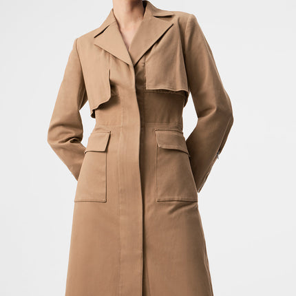 alo Women's Formation Trench Coat - Toasted Almond
