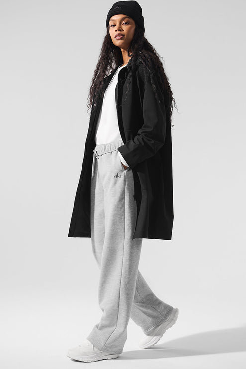 alo Women's Rain Or Shine Long Coat - Black