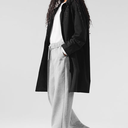 alo Women's Rain Or Shine Long Coat - Black