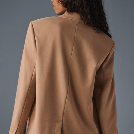 alo Women's First-Class Blazer - Toasted Almond