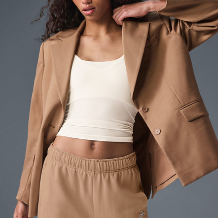 alo Women's First-Class Blazer - Toasted Almond