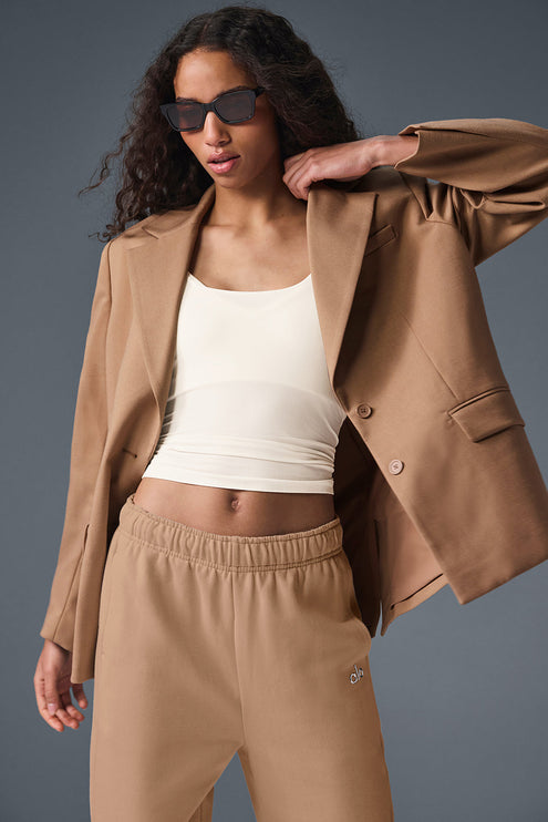 alo Women's First-Class Blazer - Toasted Almond
