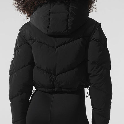 alo Women's Glacier Puffer - Black