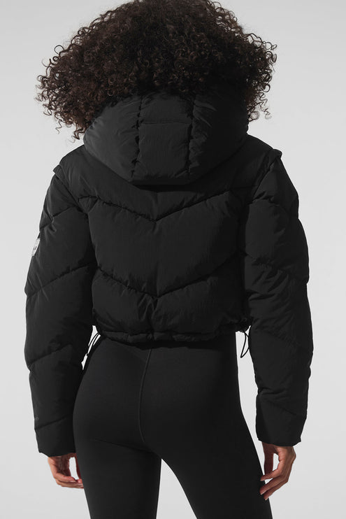 alo Women's Glacier Puffer - Black