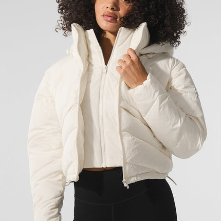 alo Women's Glacier Puffer - Ivory