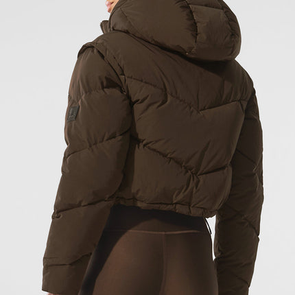 alo Women's Glacier Puffer - Espresso