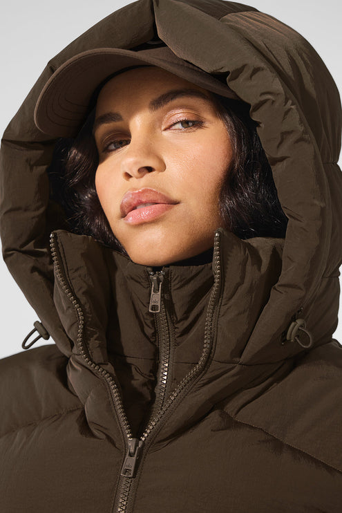 alo Women's Glacier Puffer - Espresso