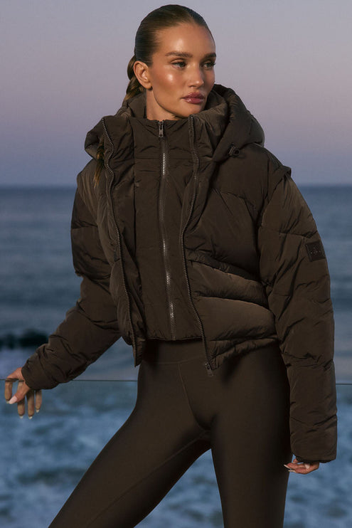 alo Women's Glacier Puffer - Espresso