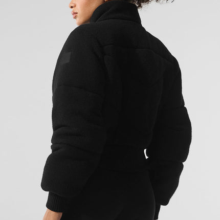 alo Women's Darling Sweater Puffer - Black