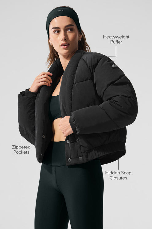 alo Women's Stargazing Puffer - Black