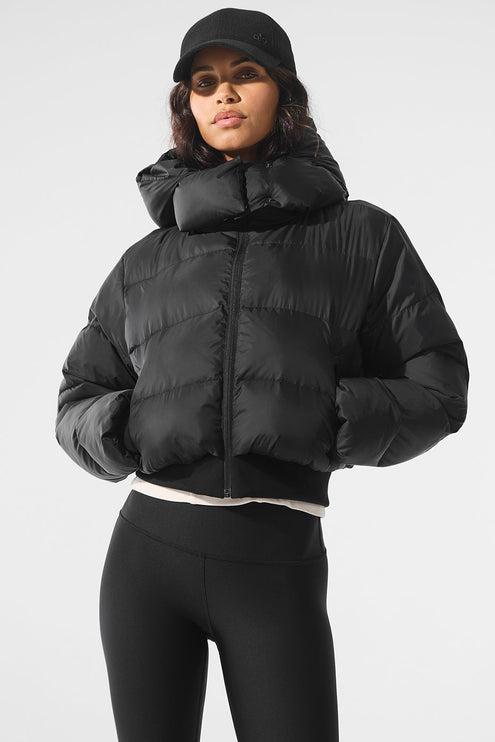 alo Women's Foxy Puffer Jacket - Black