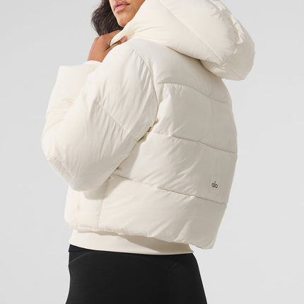 alo Women's Foxy Puffer Jacket - Ivory