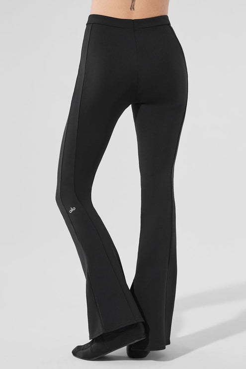 alo Women's High-Waist Zip It Flare Legging - Black