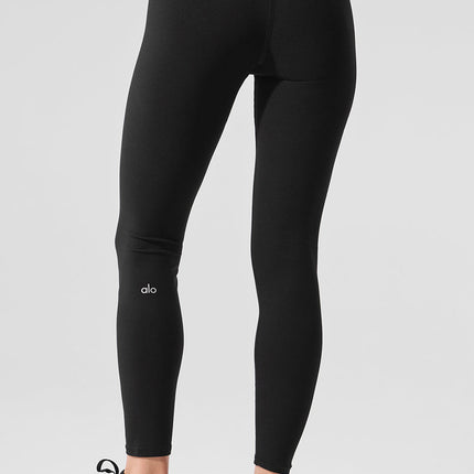 alo Women's Alosoft High-Waist 7/8 Highlight Legging - Black