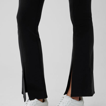 alo Women's Airbrush 7/8 High Waist Flutter Legging - Black
