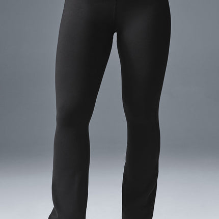 alo Women's Airbrush High-Waist Bootcut Legging - Black