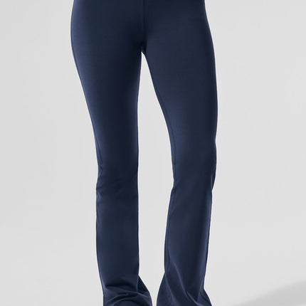 alo Women's Airbrush High-Waist Bootcut Legging - Navy