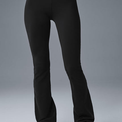 alo Women's Airbrush High-Waist 7/8 Bootcut Legging - Black