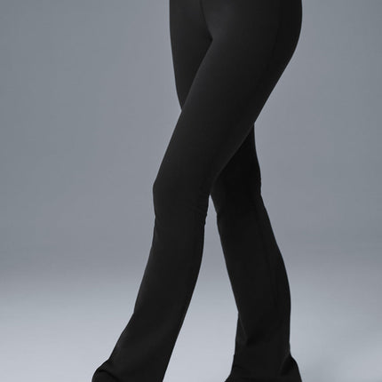 alo Women's Airbrush High-Waist 7/8 Bootcut Legging - Black