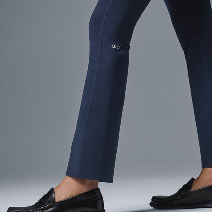 alo Women's Airbrush High-Waist 7/8 Bootcut Legging - Navy