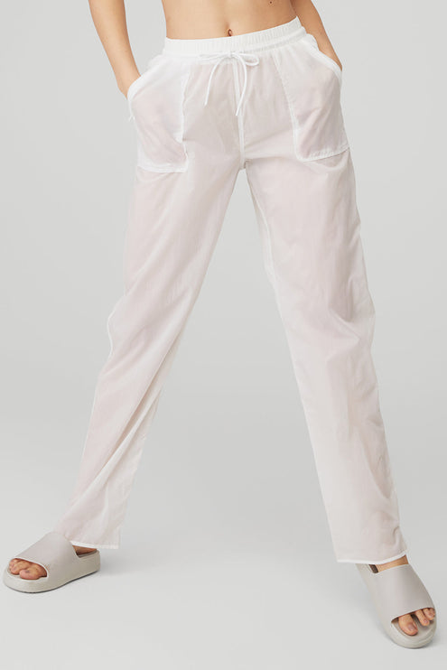 alo Women's Cloud Nine Pant - White