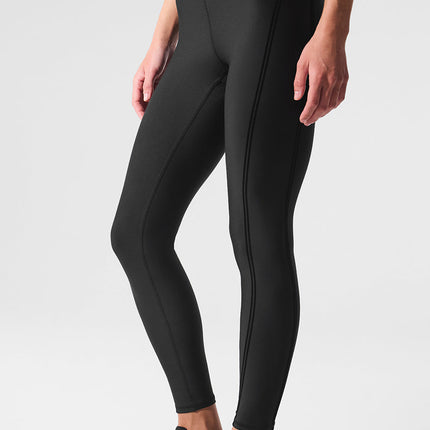 alo Women's Airlift High-Waist 7/8 Line Up Legging - Black
