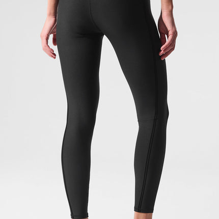 alo Women's Airlift High-Waist 7/8 Line Up Legging - Black