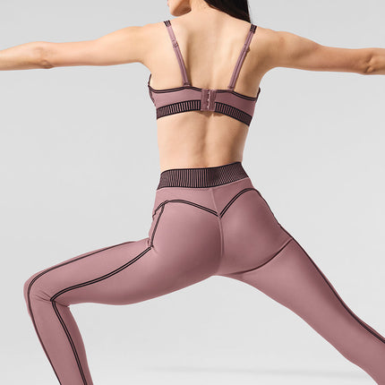 alo Women's Airlift High-Waist 7/8 Line Up Legging - Smoky Quartz