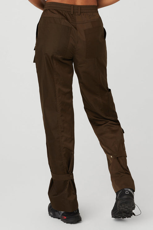 alo Women's Blaze Trouser Pant - Espresso