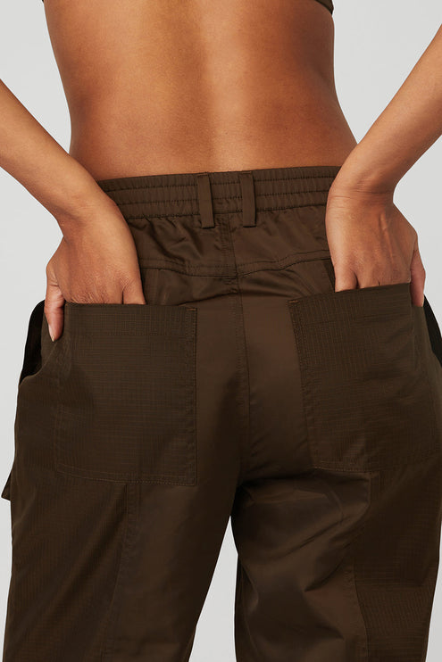 alo Women's Blaze Trouser Pant - Espresso