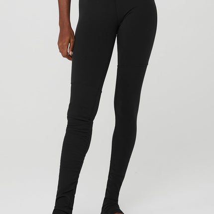 alo Women's Airbrush High-Waist Highlight Goddess Legging - Black