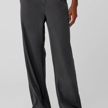 alo Women's High-Waist Pursuit Trouser - Anthracite