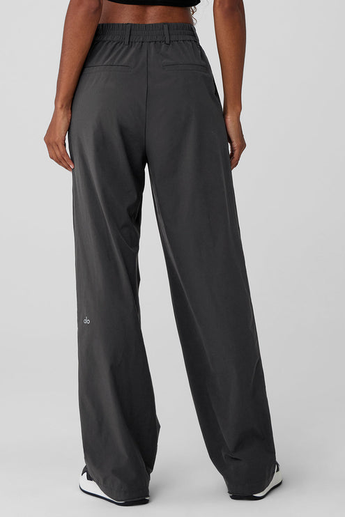 alo Women's High-Waist Pursuit Trouser - Anthracite