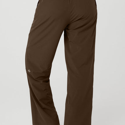 alo Women's High-Waist Pursuit Trouser - Espresso