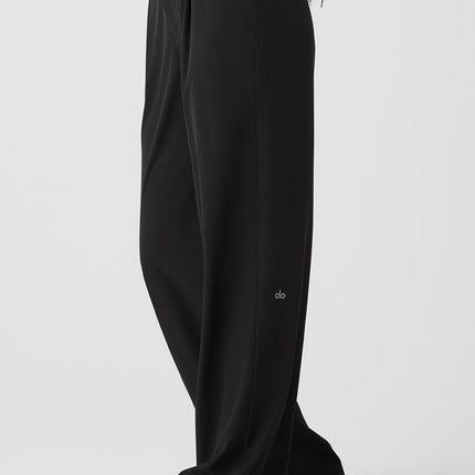 alo Women's Mid-Rise Showdown Trouser - Black