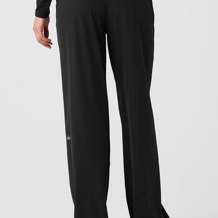 alo Women's Mid-Rise Showdown Trouser - Black