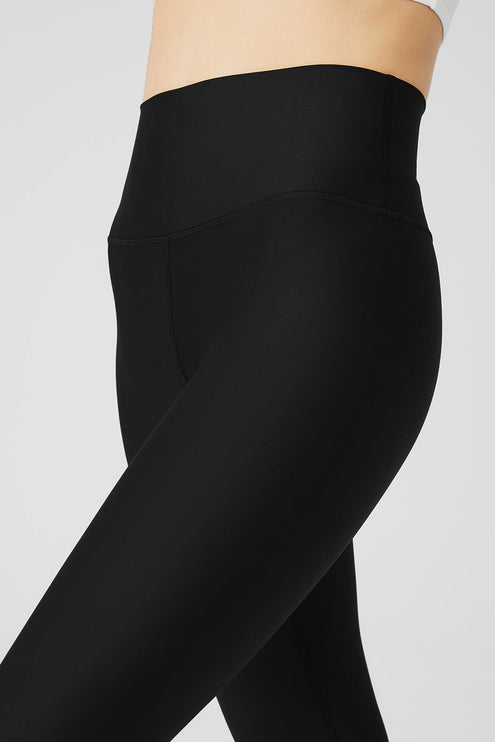 alo Women's Airlift Winter Warm High-Waist Legging - Black
