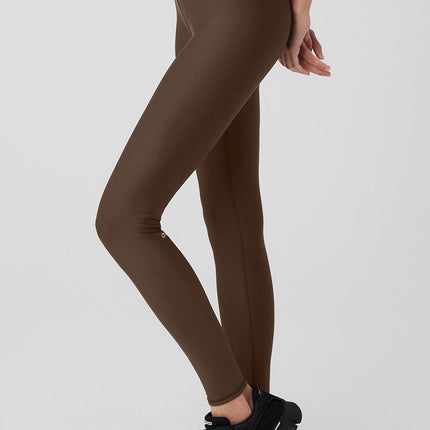 alo Women's Airlift Winter Warm High-Waist Legging - Espresso