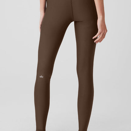 alo Women's Airlift Winter Warm High-Waist Legging - Espresso