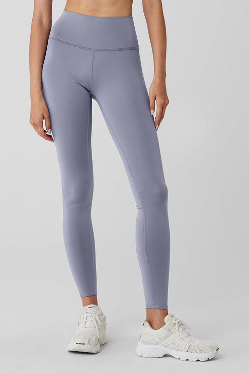 alo Women's Airlift Winter Warm High-Waist Legging - Fog