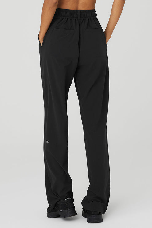 alo Women's High-Waist Dreamscape Trouser (Long) - Black
