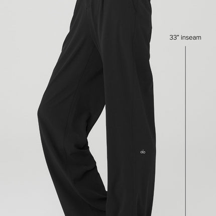 alo Women's High-Waist Dreamscape Trouser (Long) - Black