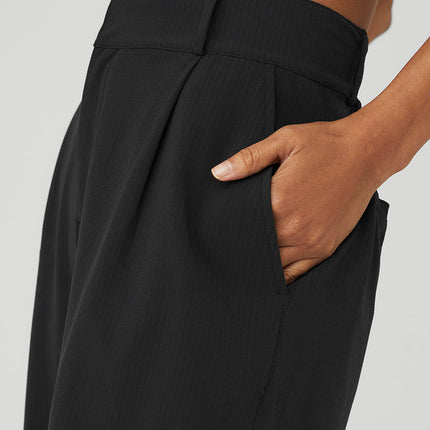 alo Women's High-Waist Dreamscape Trouser (Long) - Black