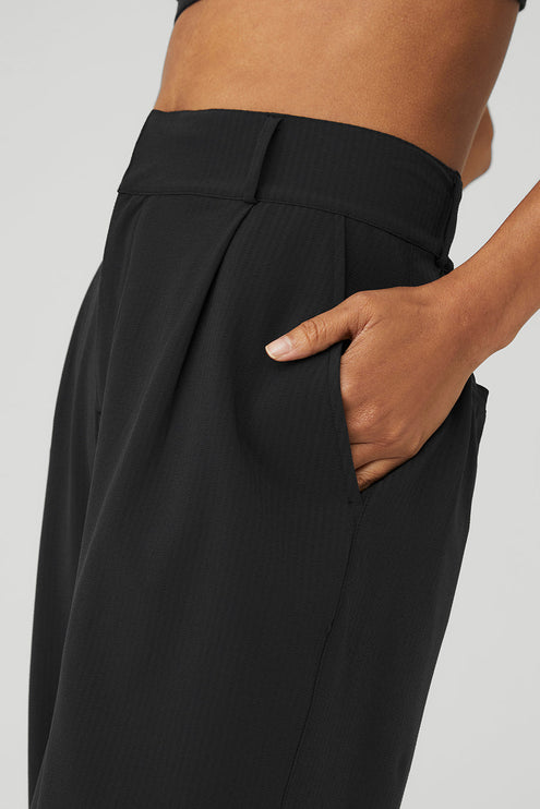 alo Women's High-Waist Dreamscape Trouser (Long) - Black