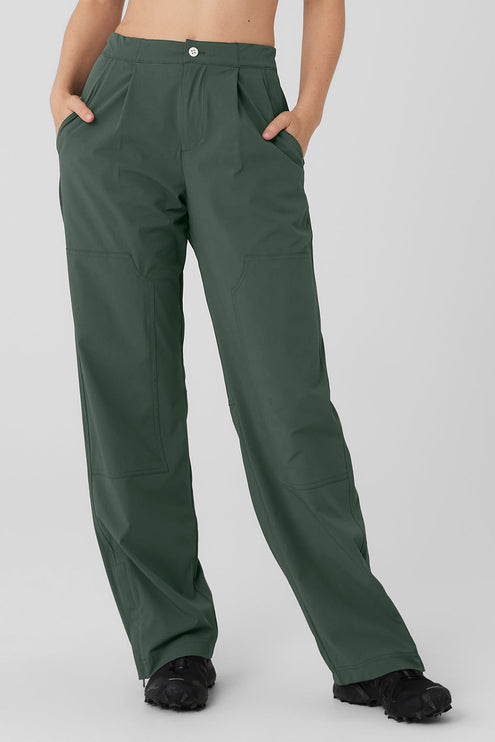 alo Women's Flip It Trouser - Dark Cactus
