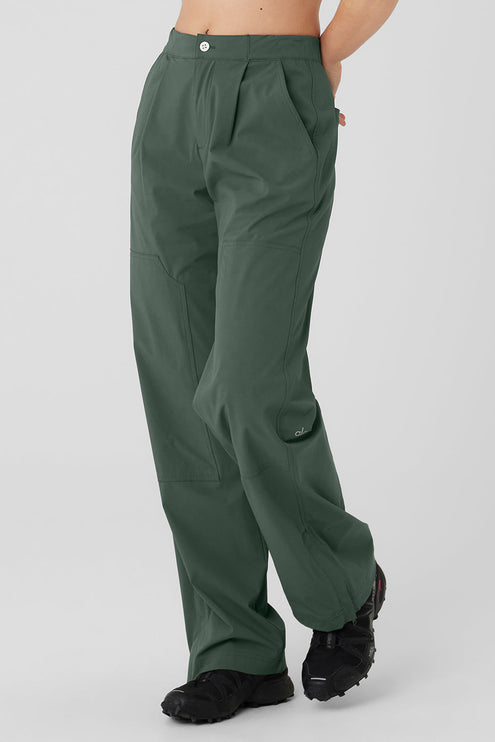 alo Women's Flip It Trouser - Dark Cactus