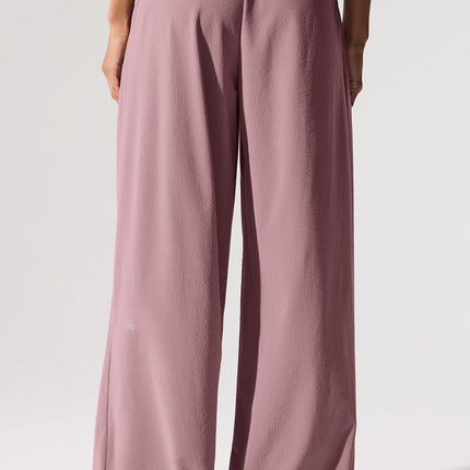 alo Women's High-Waist Dreamscape Trouser (Long) - Smoky Quartz
