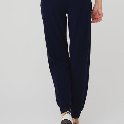 alo Women's High-Waist Cashmere Jet Set Pant - Navy